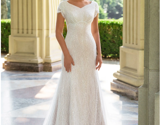 Modest Bridal Gown: Samantha