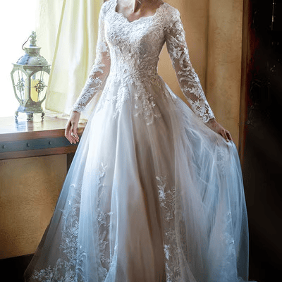 Wedding Gown-Modest: Avery