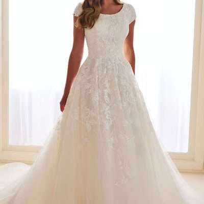 Wedding Gown-Modest: Laura