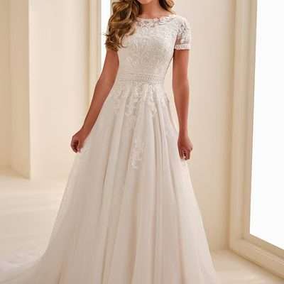 Wedding Gown-Modest: Linda