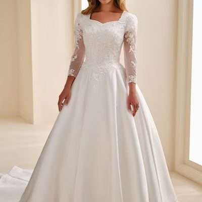 Wedding Gown-Modest: London