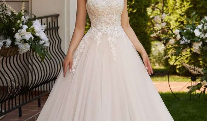 Wedding Gown-Modest: Sage